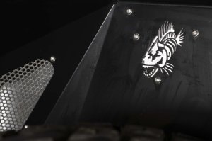 Jeep Wrangler JLU Fenders - Rear - Fishbone Offroad - Aluminum Inner - Black - `19-`27